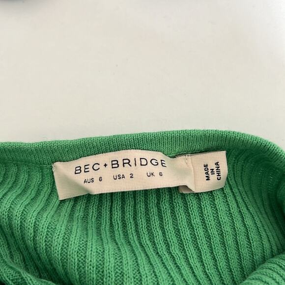 Bec & Bridge Green Halter Bodycon Maxi Dress - Picture 11 of 12